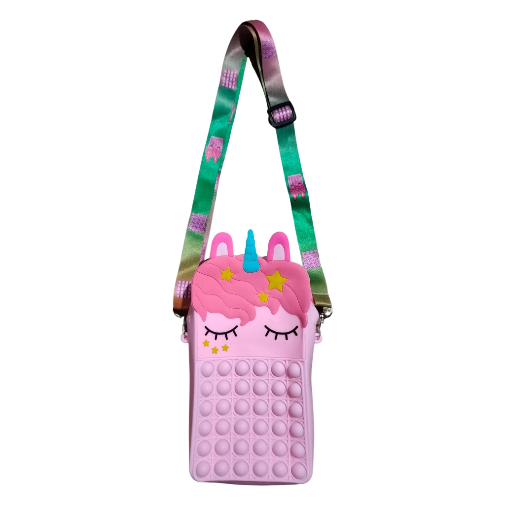 Tas Selempang Pop It Unicorn / Tas Selempang Pop It Jelly Anak