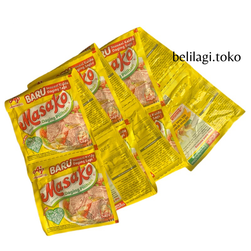 

Masako Sapi Bumbu Kaldu Penyedap Rasa 8,5g