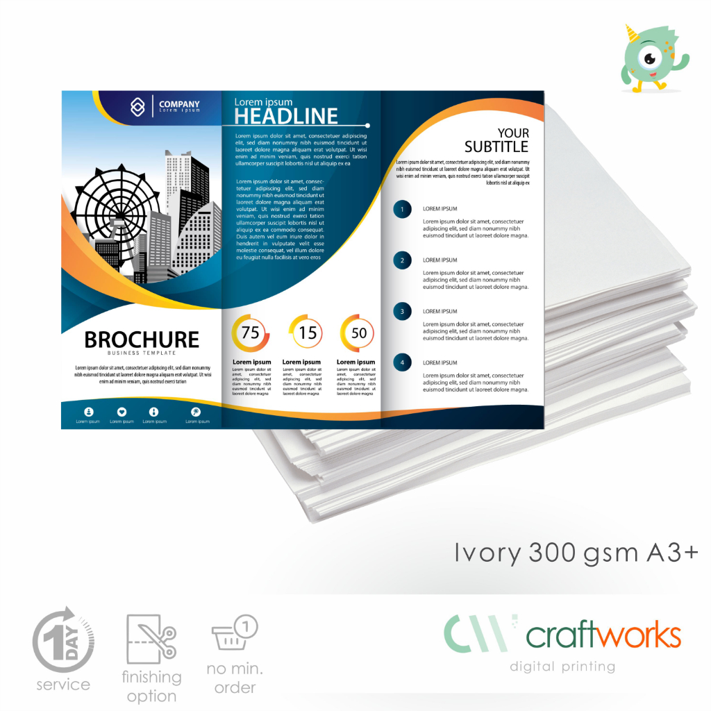 CETAK IVORY 300 gsm DIGITAL PRINT A3+