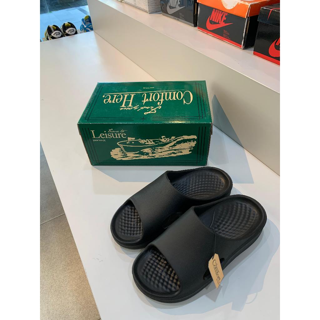 Porto X Sandals Sendal Alas Kaki - Verner Black Slides