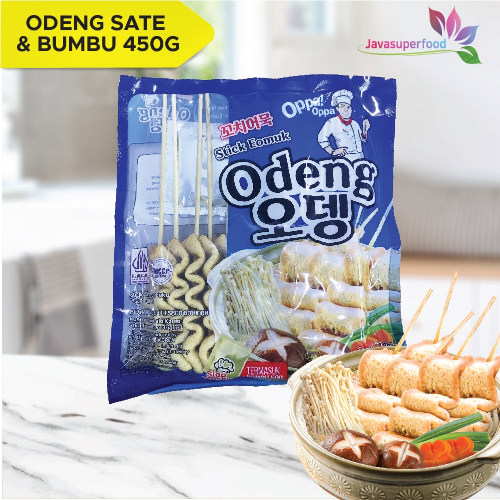 [Halal] Oden Odeng Sate Korean Fish Cake 450g + Bumbu