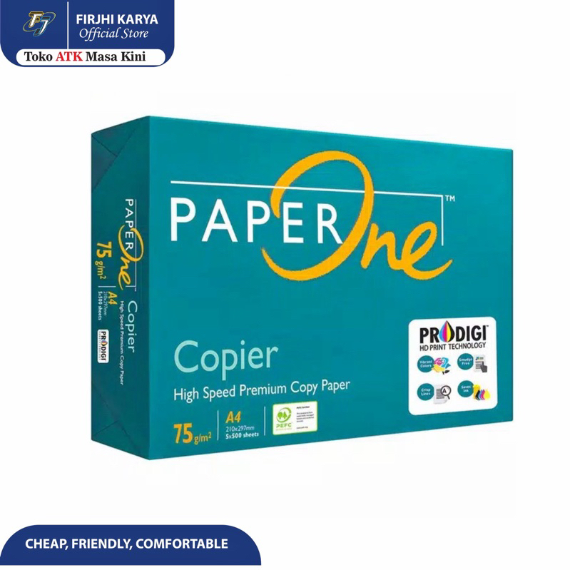 

Kertas HVS A4 1 Rim Copy paper 500 Lembar