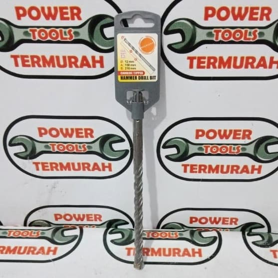 

Mata Bor Beton SDS PLUS 12mm x 210mm Masonry Drill Bit 4 sisi HERRISH