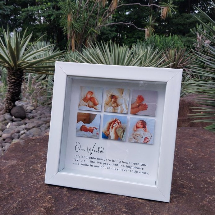 GRIDA kolase frame bayi newborn baby gift