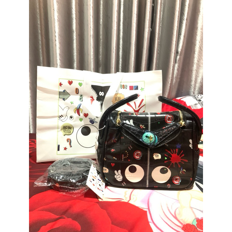 TAS LINDY  / Tas Lindi Crocohermes Eye Theme Top Handle bag Import Original Bangkok