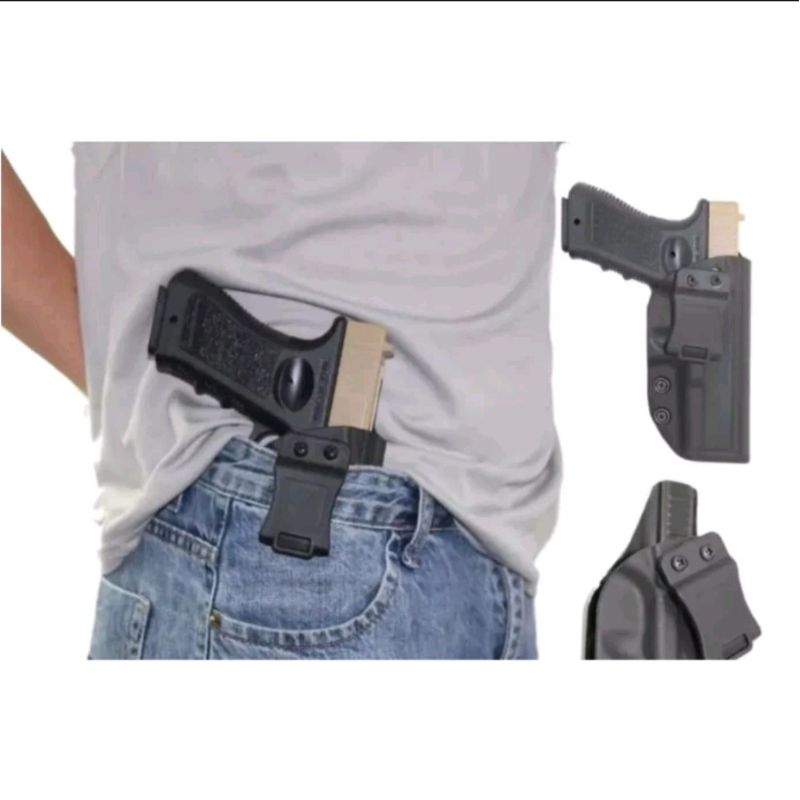 Holster dalam Glock dan HS / Holster dalam pinggang / Sarung Pistol Ultimate Kydex IWB Glock dan HS 