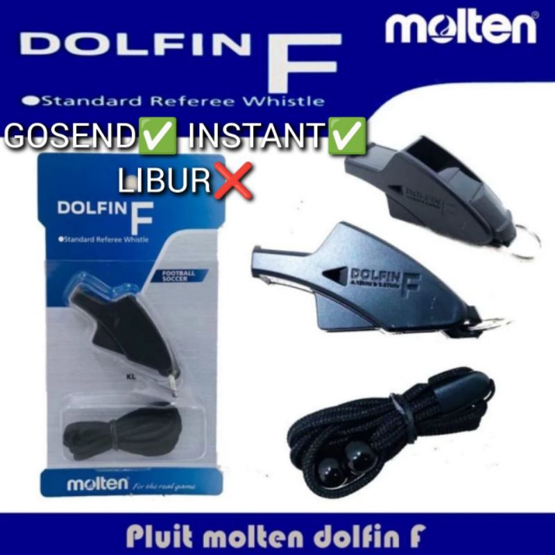 PLUIT MOLTEN DOLFIN F original pluit wasit sepak bola futsal basket Dll