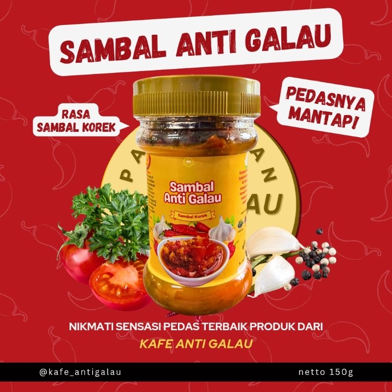 

SAMBAL KOREK - KAFE ANTI GALAU - SAMBAL ANTI GALAU