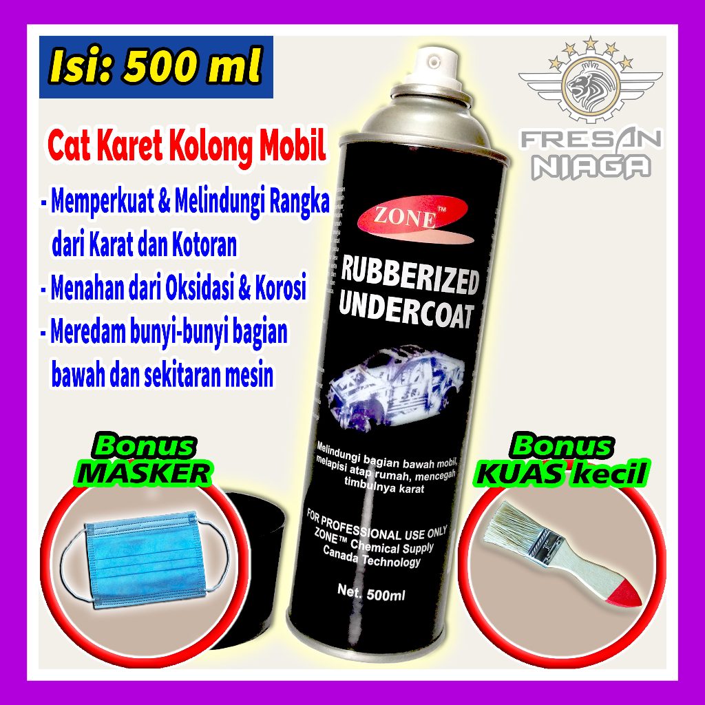 QEILANAY SPRAY CAT KARET KOLONG MOBIL PELAPIS ANTI KARAT KEROPOS KOROSI BAWAH MOBIL CAT SEMPROT