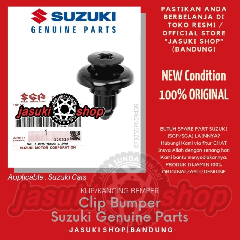Clip Bumper Klip Kancing Bemper Suzuki Aerio Swift Baleno Next G Caribian SJ413 Escudo 1.6 2.0 2.5 X