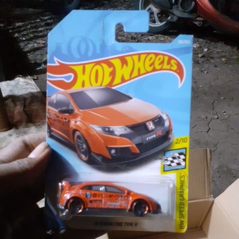hotwheels honda civic type r
