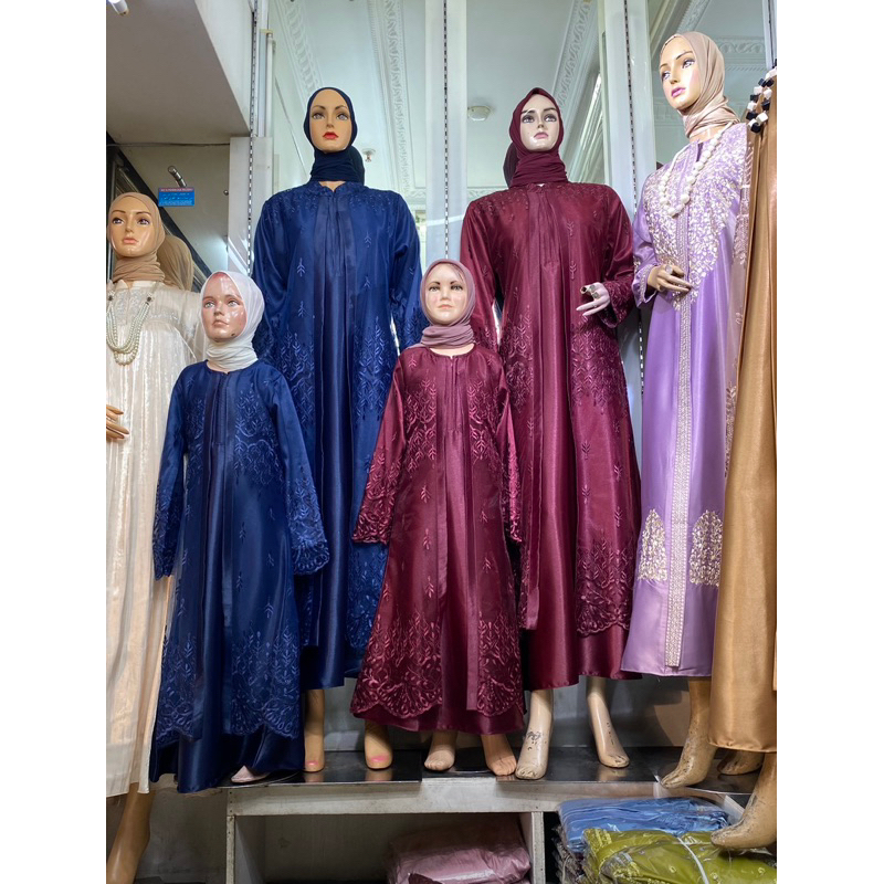 GAMIS ANAK SATIN KRISTAL MELLY