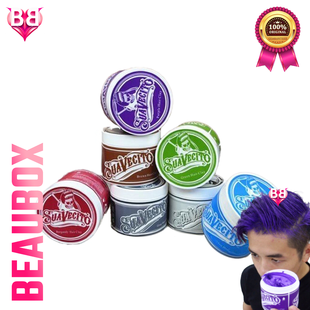 Suavecito Hair Color Pomade ORIGINAL BPOM (Pomade Warna Rambut INSTAN)