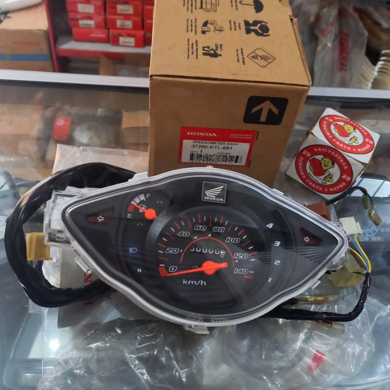 KILOMETER SPIDO SPIDOMETER SPEEDOMETER HONDA SUPRA FIT X S NEW ORIGINAL ORI AHM 37200-KTL-691