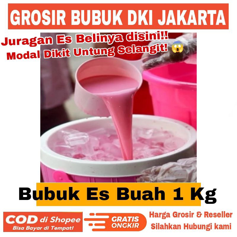 

Bubuk Es Buah 1 kg Racikan Usaha Es Paling Enak