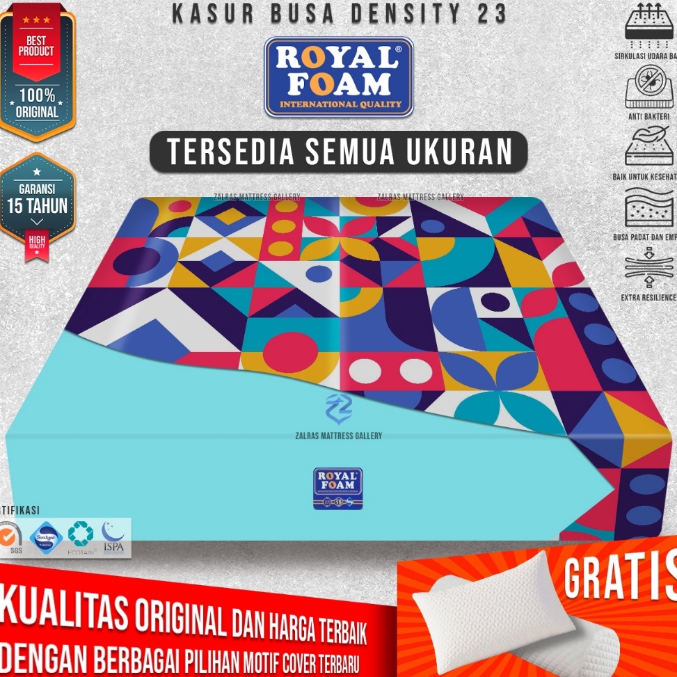STOK TERBATAS Kasur Busa Royal Foam Density 23 Garansi Resmi 15 Tahun