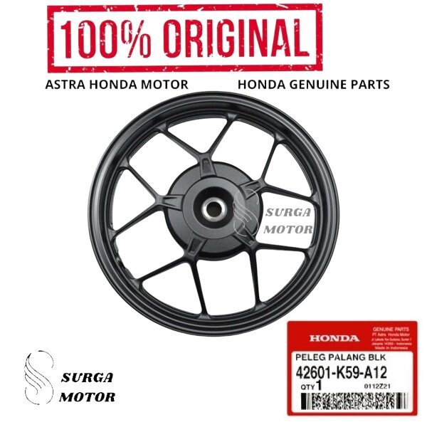 Peleg Pelek Palang Velk Velek Velg Veleg Racing Belakang Untuk Motor Honda Vario 125 150 LED . ORI A