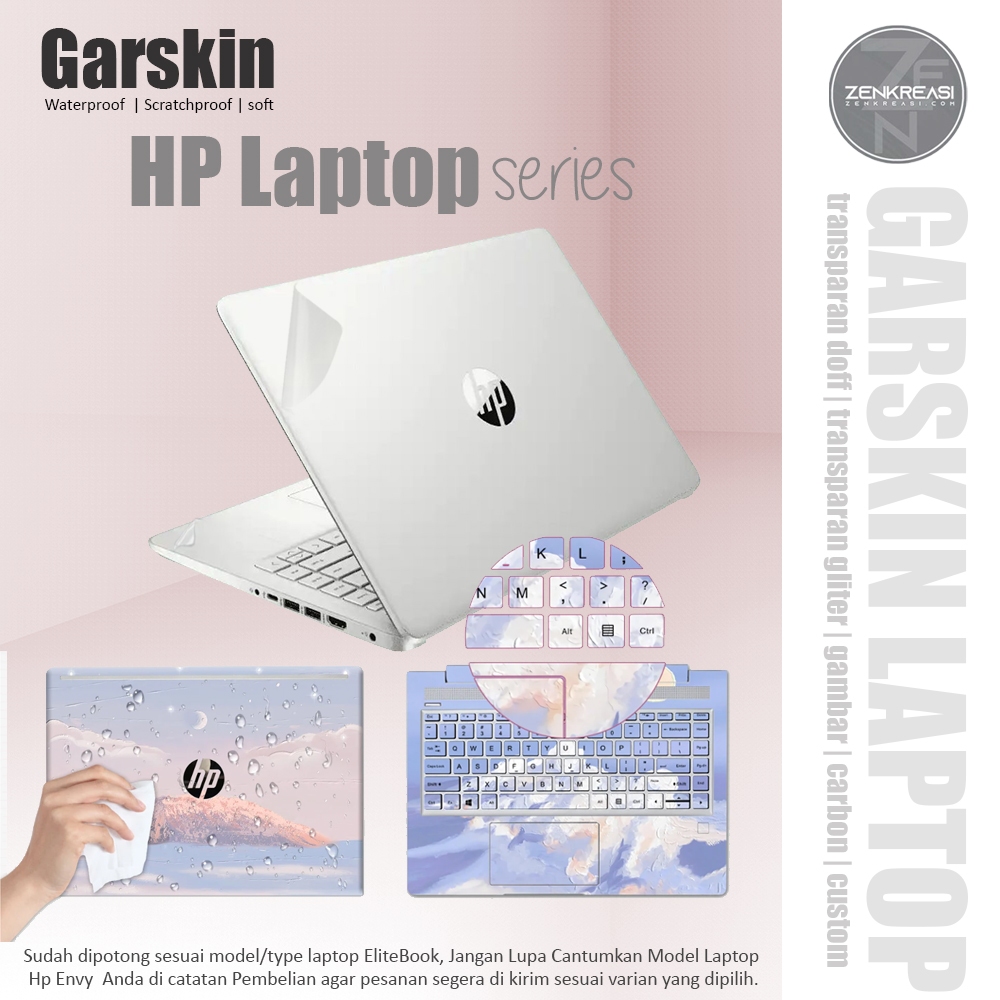 Garskin Laptop Hp series | Garskin Laptop FullBody | Skin Laptop Protector | Garskin Transparan | Ga