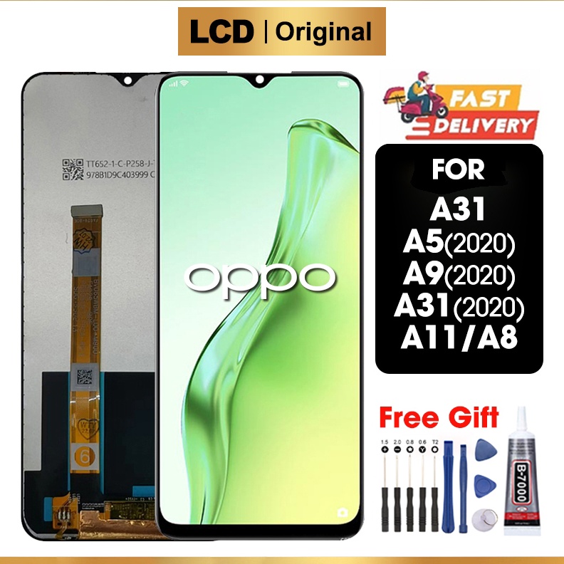 ART N7E5 LCD OPPO A31  A5 22  A9 22  A11  A8  Realme5  5i  5s  C3  6i  Narzo1A  2A Original 1 LCD TOUCHSCREEN Fullset Crown Murah Ori Compatible For Glass Touch Screen Digitizer