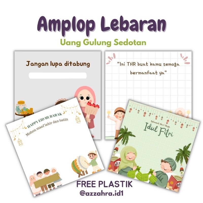 

[ Part 1] Alas kertas gift snack mini Edisi Lebaran | Amplop Gulung