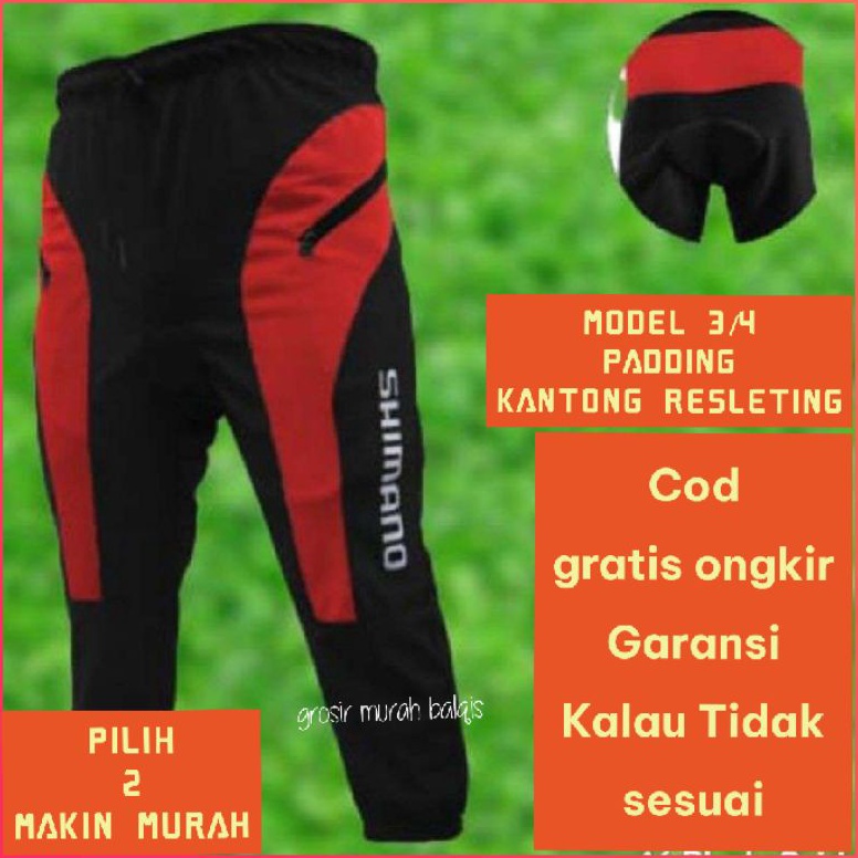 Harga Termuraah CELANA SEPEDA 34 PRIA BIG SIZE JUMBO  CELANA GOWES JUMBO  CELANA SEPEDAH JUMBO  CELA