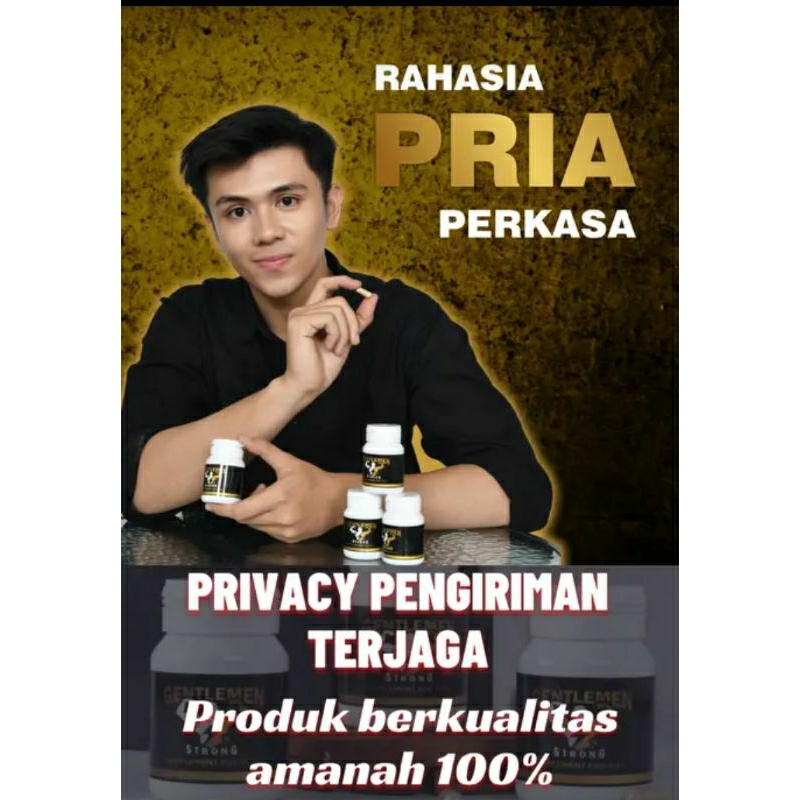 Obat kuat pria gentlemen 100% original Aman