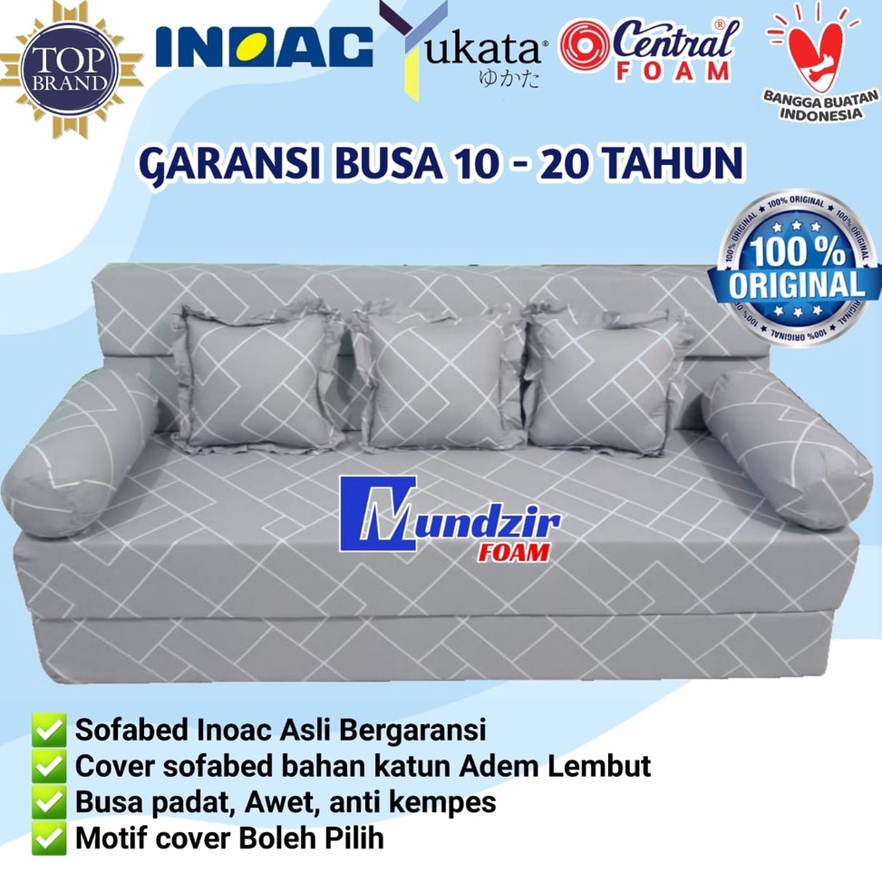 LANGSUNG KIRIM Sofabed inoac kasur lipat busa inoac sofa minimalis kasur busa inoac EON LG D23 garan