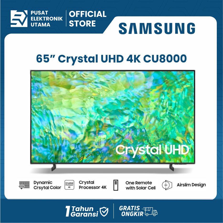 LED TV Samsung 65CU8000 - 65 Inch UA65CU8000 Smart TV Crystal UHD 4K