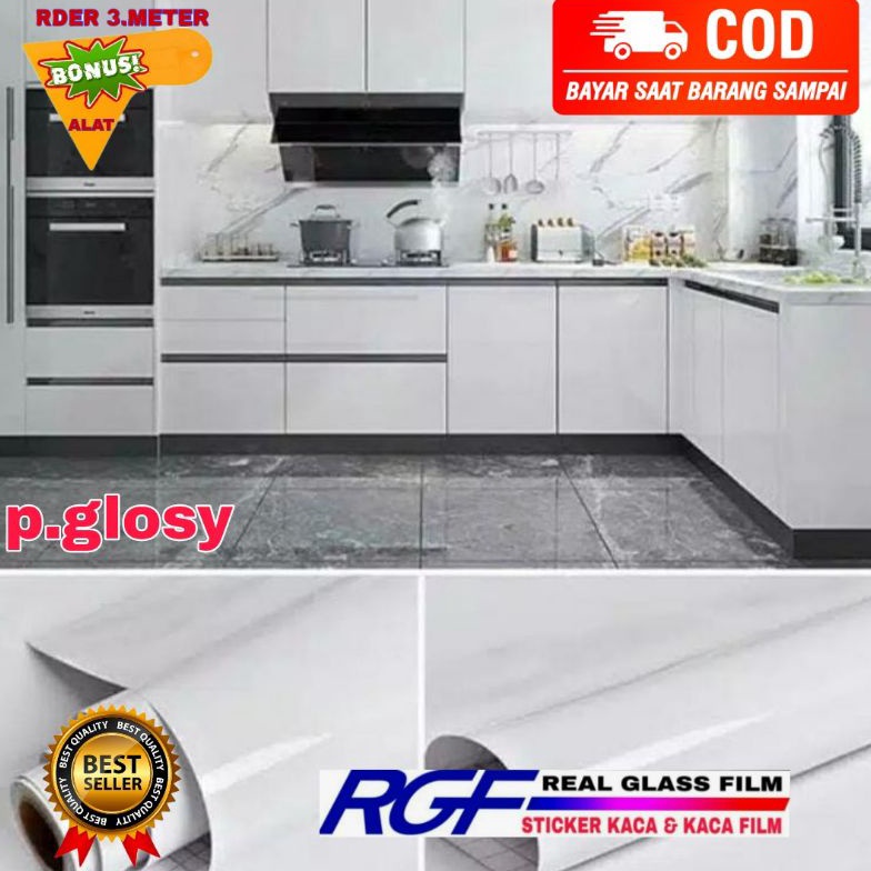 

Terlaris STIKER PUTIH GLOSY STICKER FURNITUR LEMARI MEJA KOMPOR DINDING KITCHEN SET AQUARIUM GLASS BOAR WHITE BOAR DAN SKOTLET MOTOR VARIASI REI
