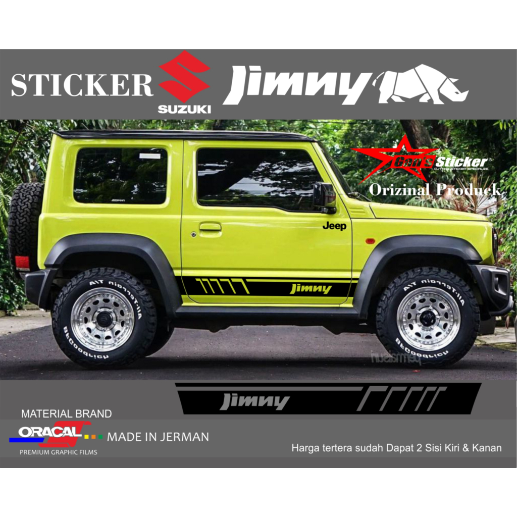 STICKER JIMNY AKSESORIS JIMNY STICKER JIMNY JEP