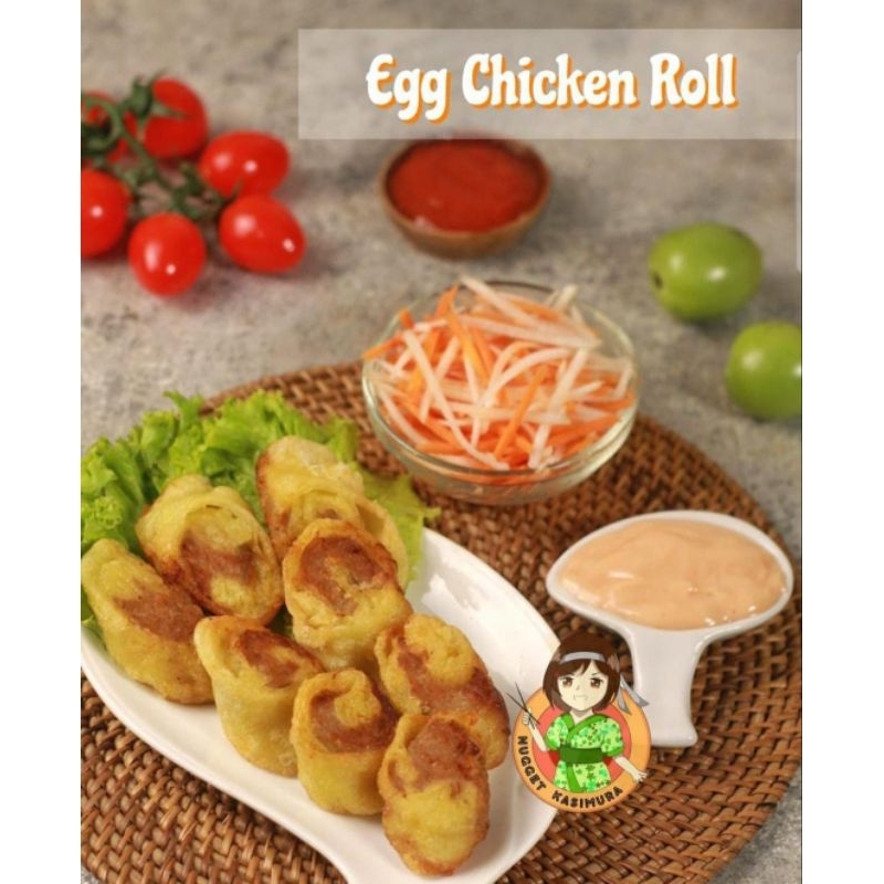 Bento Egg Chicken Roll Spesial ala Hokben isi 3 Lenjer Panjang Praktis Tinggal Goreng Bisa Juga Buat