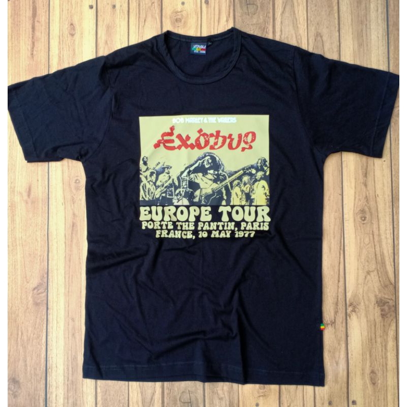 DJATIESHOPx JATIMAIKA kaos Bob Marley exodus tour tshirt musik reggae size jumbo ukuran besar