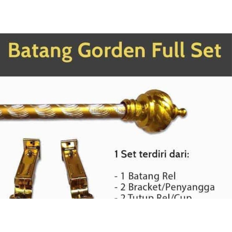 TIANG BATANG GORDEN FULL SET MURAH | BESIKORDEN GORDENG HORDENG GORDYN 1 METER SATU