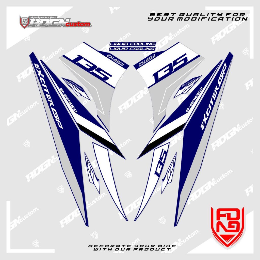 striping Jupiter MX New 135 Custom Exciter Gp