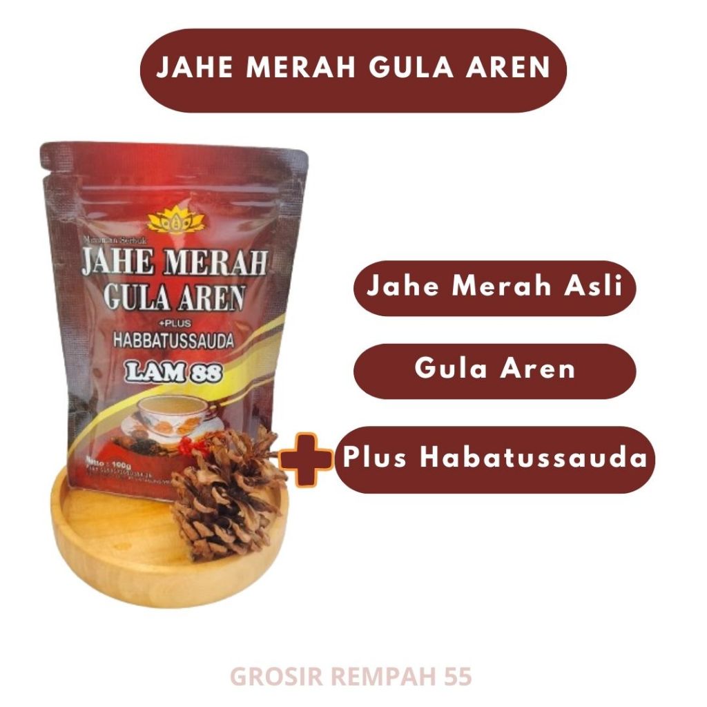 

JAHE MERAH GULA AREN HABBATUSSAUDA