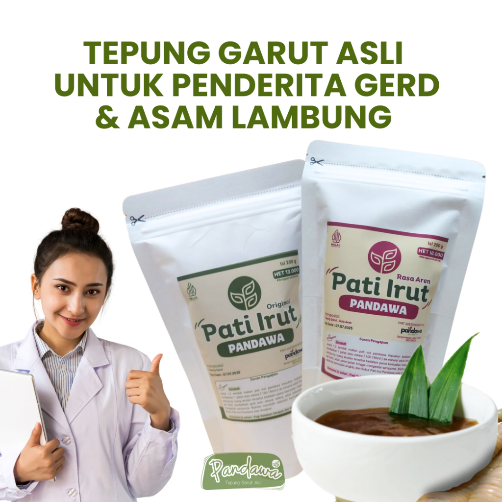 Tepung Pati Garut Tepung Pati Irut cap PANDAWA