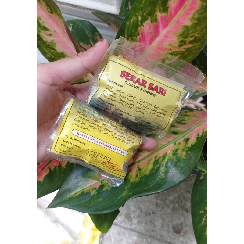 lulur sekar sari lulur kuning original