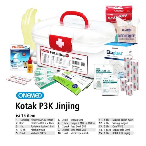 ONEMED - Kotak P3K Jinjing Onemed | First Aid Kit | Kotak P3K Portable