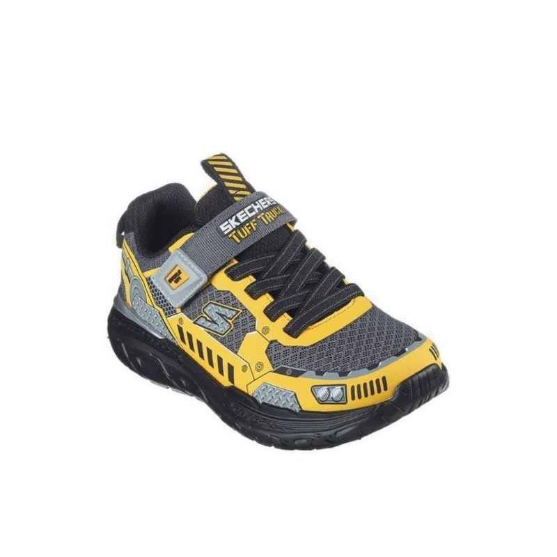 Skechers Skech Tracks Boy's Shoes - Charcoal