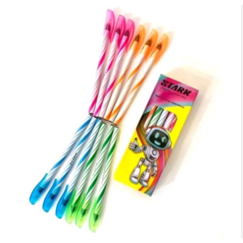 

(A234) alat tulis pulpen stark / pena spiral tinta warna hitam