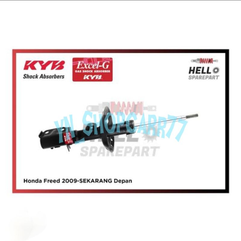 SHOCBREAKER KYB EXCEL-G HONDA JAZZ RS GE8/NEW CITY GM2 DEPAN TAHUN 2009-2014 ORIGINAL KYB