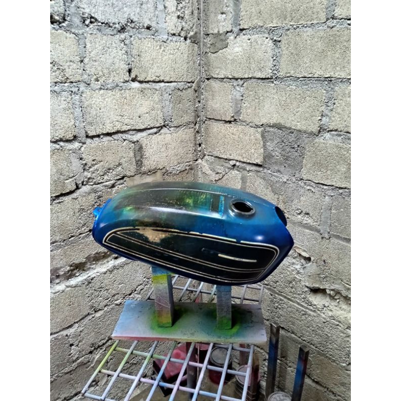tangki CB125 biru bladusan karat mirip original(SULTAN PART)