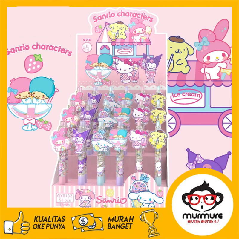 

MURMURE I PREMIUM SANRIO GEL INK PEN PULPEN GEL KARAKTER PULPEN GEL MURAH TERMURAH