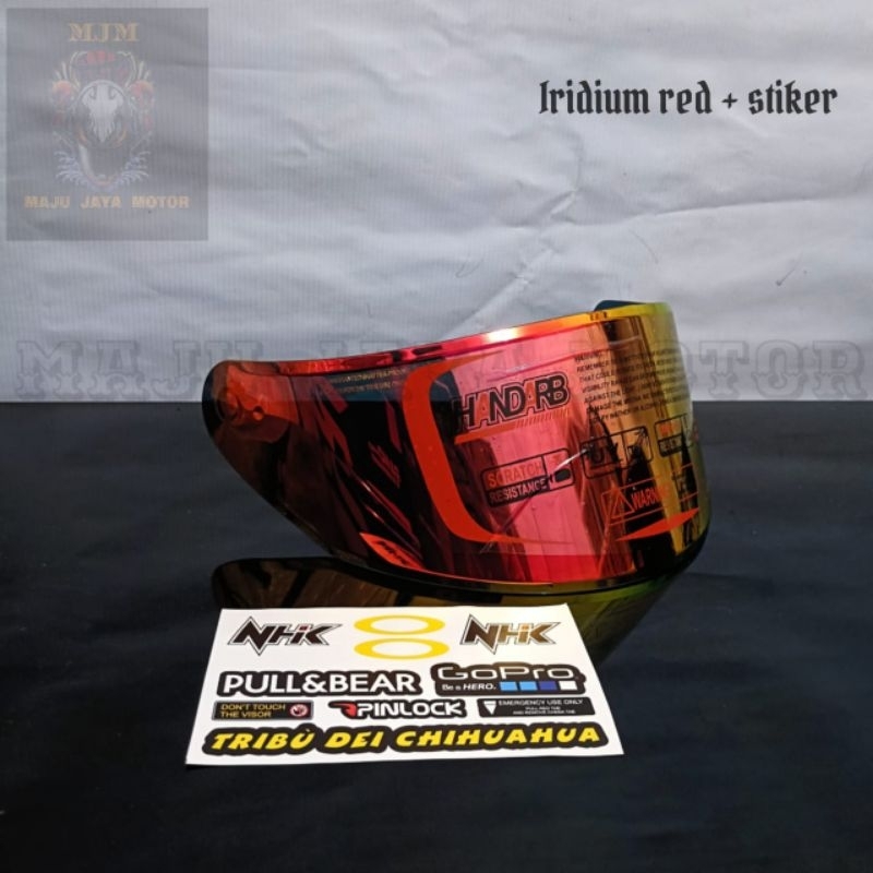 FLAT VISOR IRIDIUM PNP NHK GP1000 NHK GP TECH | Kaca NHK GP1000