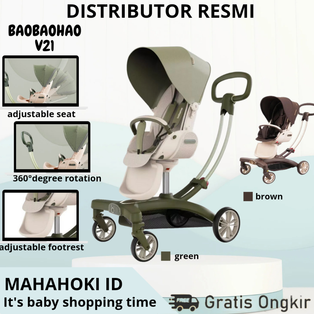 BABY STROLLER MAGIC MICRO TRIKE BAOBAOHAO V21 KERETA DORONG ANAK BISA HADAP 2 ARAH