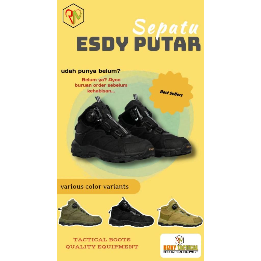 SEPATU ESDY PUTAR SEPATU TACTICAL SEPATU OUTDOOR