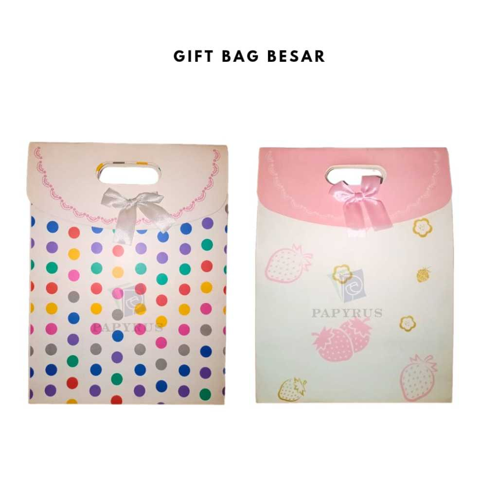 

PAPER BAG MOTIF / HAMPERS BAG / GOODIE BAG / SOUVENIR BAG / TAS KADO MOTIF / GIFT BAG BESAR 37 CM X 28 CM x 15 CM
