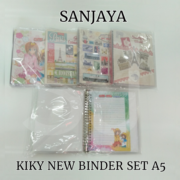 

Kiky Buku Binder Set A5 / Binder Note / Kiky New Binder Set A5