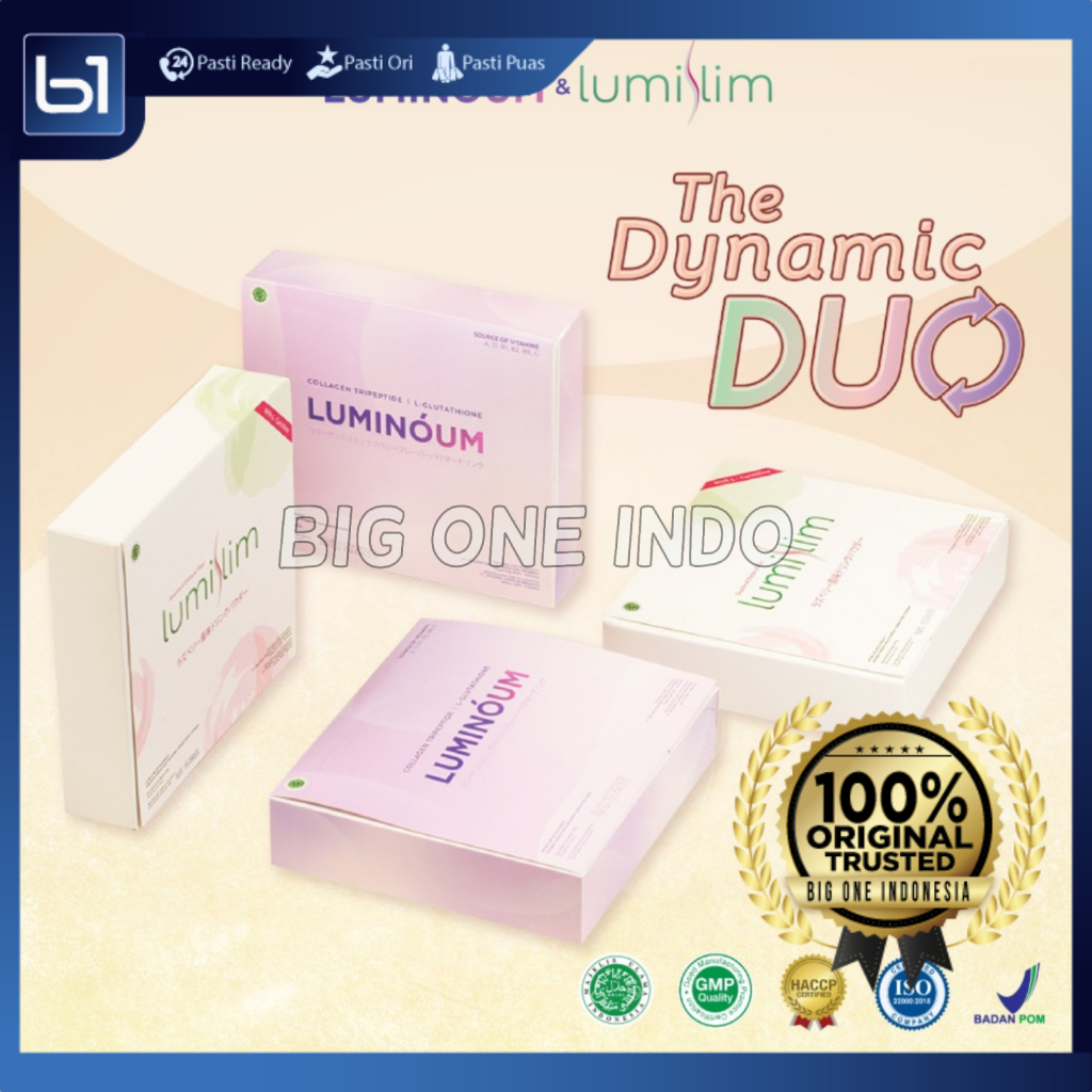 Bundling Package Luminoum Collagen 16s dan Lumislim Fiber Drink 16s