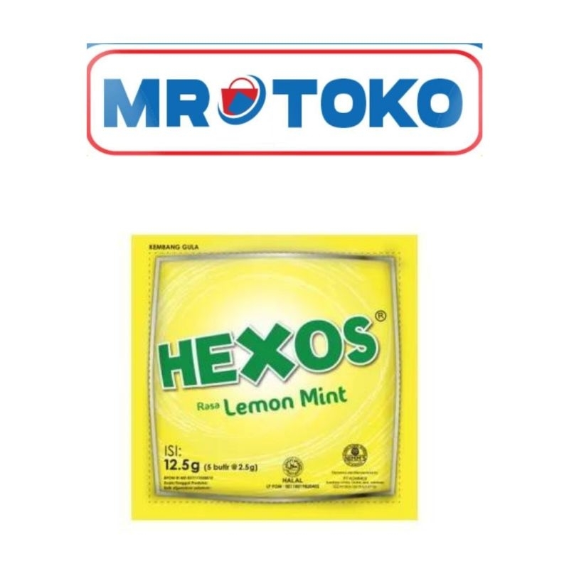 

Hexos Hexos Lemon Mint 12.5 Gram permen pelega tenggorokan